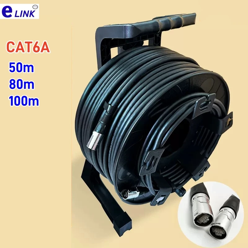 CAT6A cable dual shielding SFTP for stage performance ultra flexible low temperature resistant Category 6 Ethernet AES50 digital