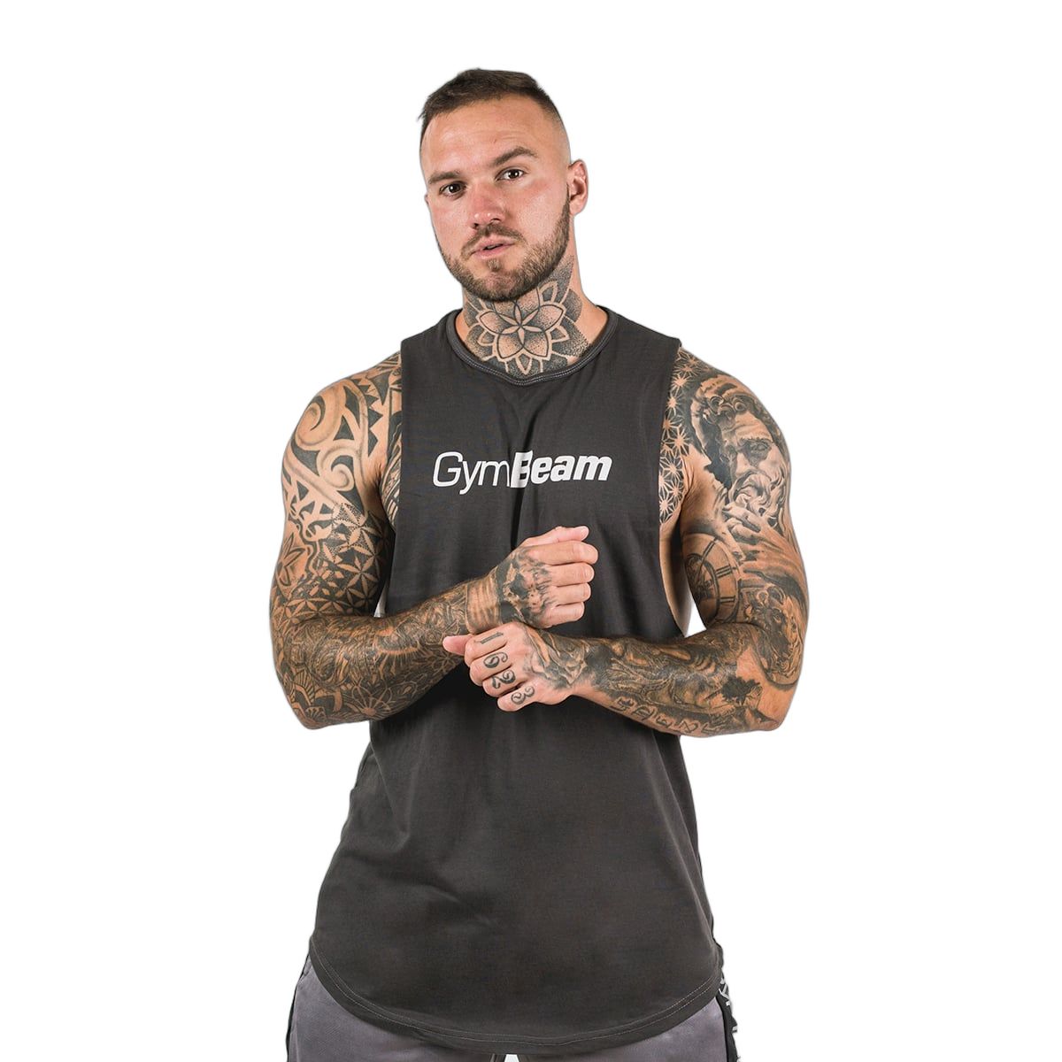 Canotta uomo Cut Off vestibilità morbida Grey 1 St