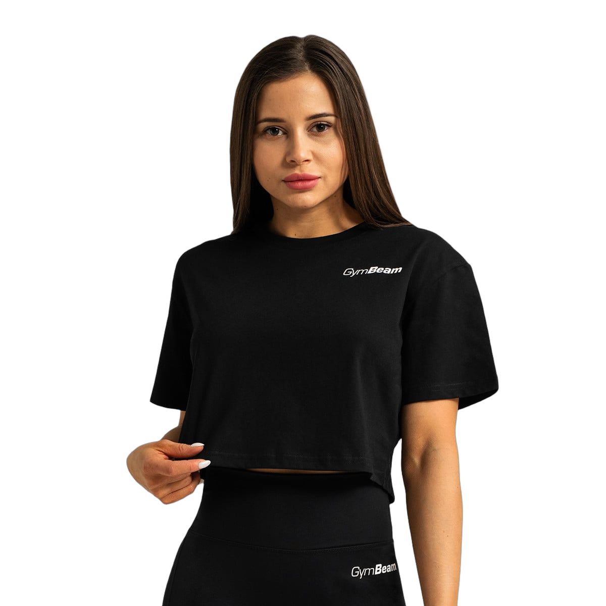 Crop top donna Limitless cropped Black 1 St