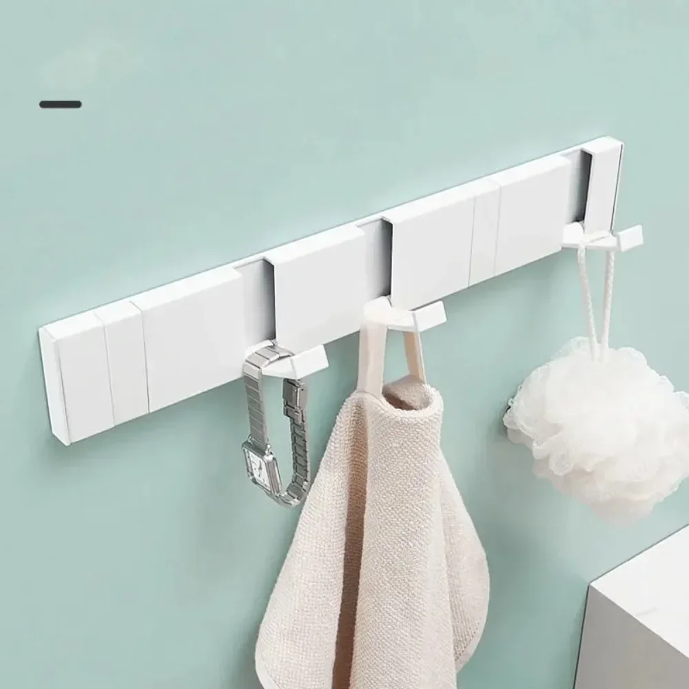 Faltbare Garderobe Wand halter Regale Stahl regal hinter Tür haken Kleidung Veranstalter Handtuch halter Schlüssel Lagerung Bad möbel