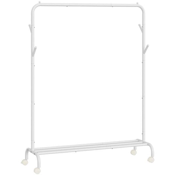 Songmics Rollgarderobe weiß 103,5/-/155 cm, 103.5x155 cm
