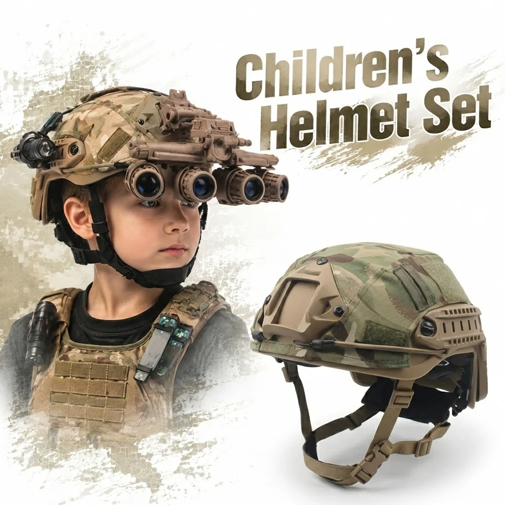 Ensemble de casque FAST pour enfants, casque d