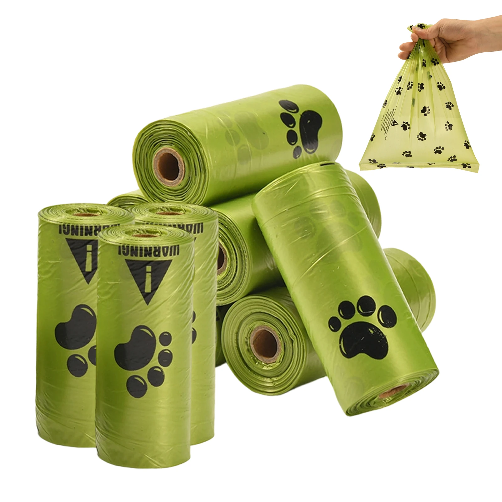 10 Rolls Dog Poop Bag Outdoor Cleaning Poop Bag Outdoor Clean Pets Supplies for Dog 15Bags/Roll Refill Garbage Bag Pet Supplies