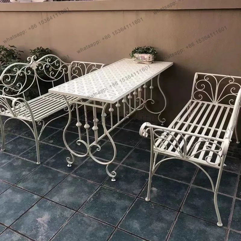 Ensembles de meubles de jardin rétro LJY pour l'extérieur, ensembles de meubles de jardin pour enfants, ensembles de meubles de jardin design pour enfants, salon de jardin pour enfants, meubles de