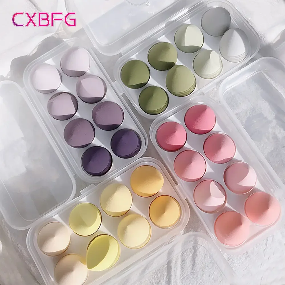 4/8 stücke Make-Up Schwamm Mixer Schönheit Ei Cosmetic Puff Weiche Foundation Schwämme Pulver Puff Frauen Make-Up Zubehör Schönheit werkzeuge