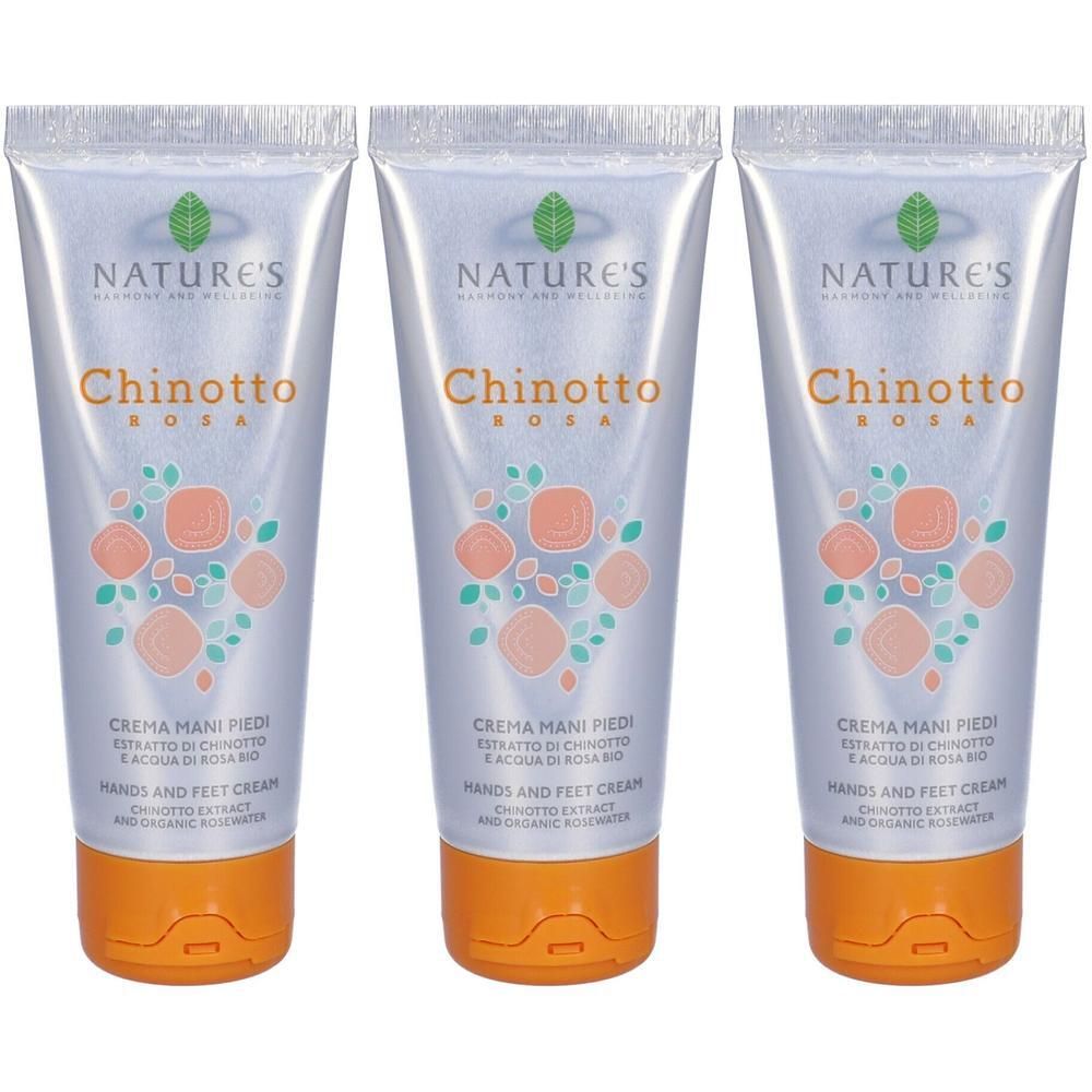 NATURE'S Chinotto Rosa Crema Mani e Piedi Edizione limitata 3x75 ml