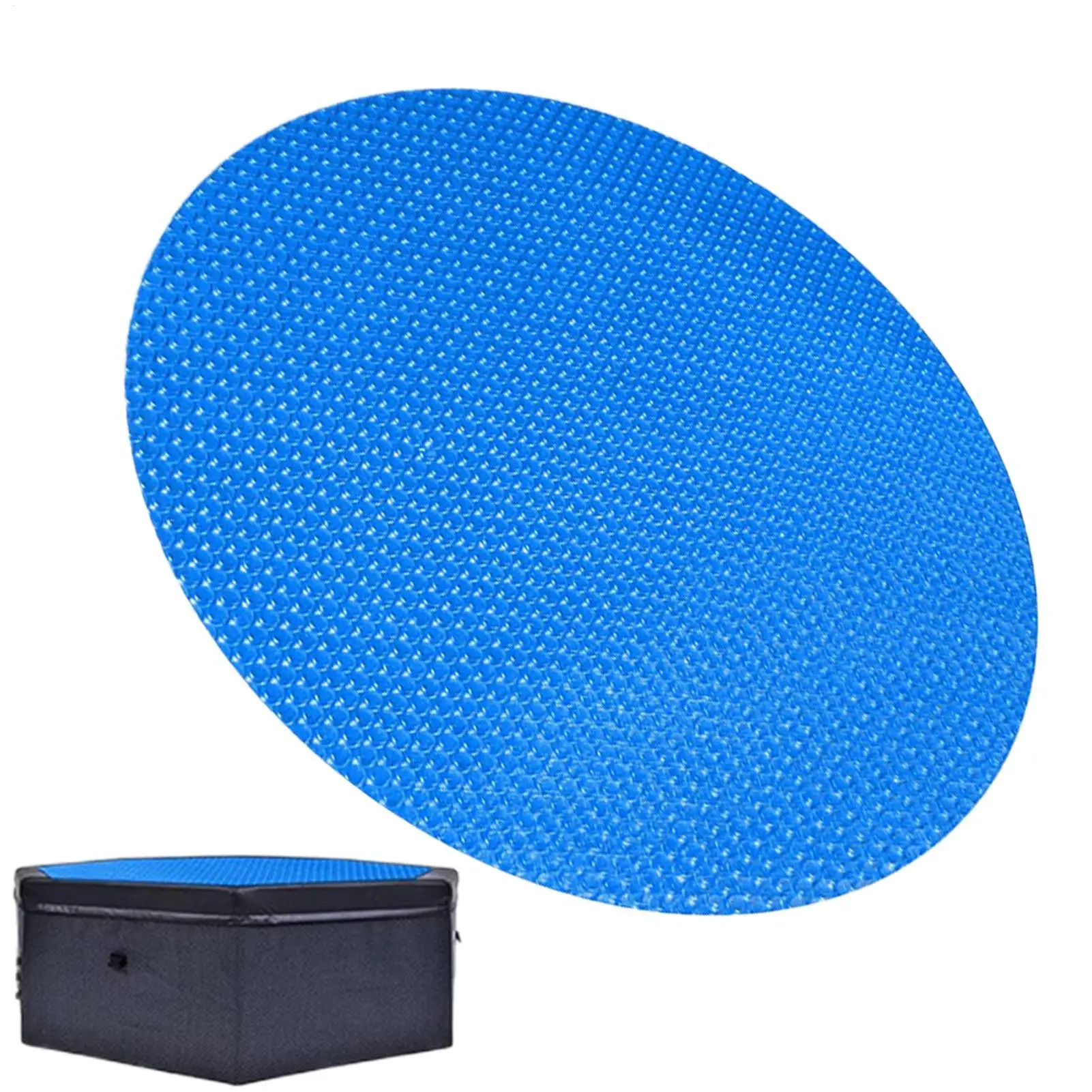 Couverture de piscine ronde pour piscine hors sol, couverture isolante pour piscine, couverture solaire pour piscine, pour patio, pelouse, jardin, hiver, été, spa