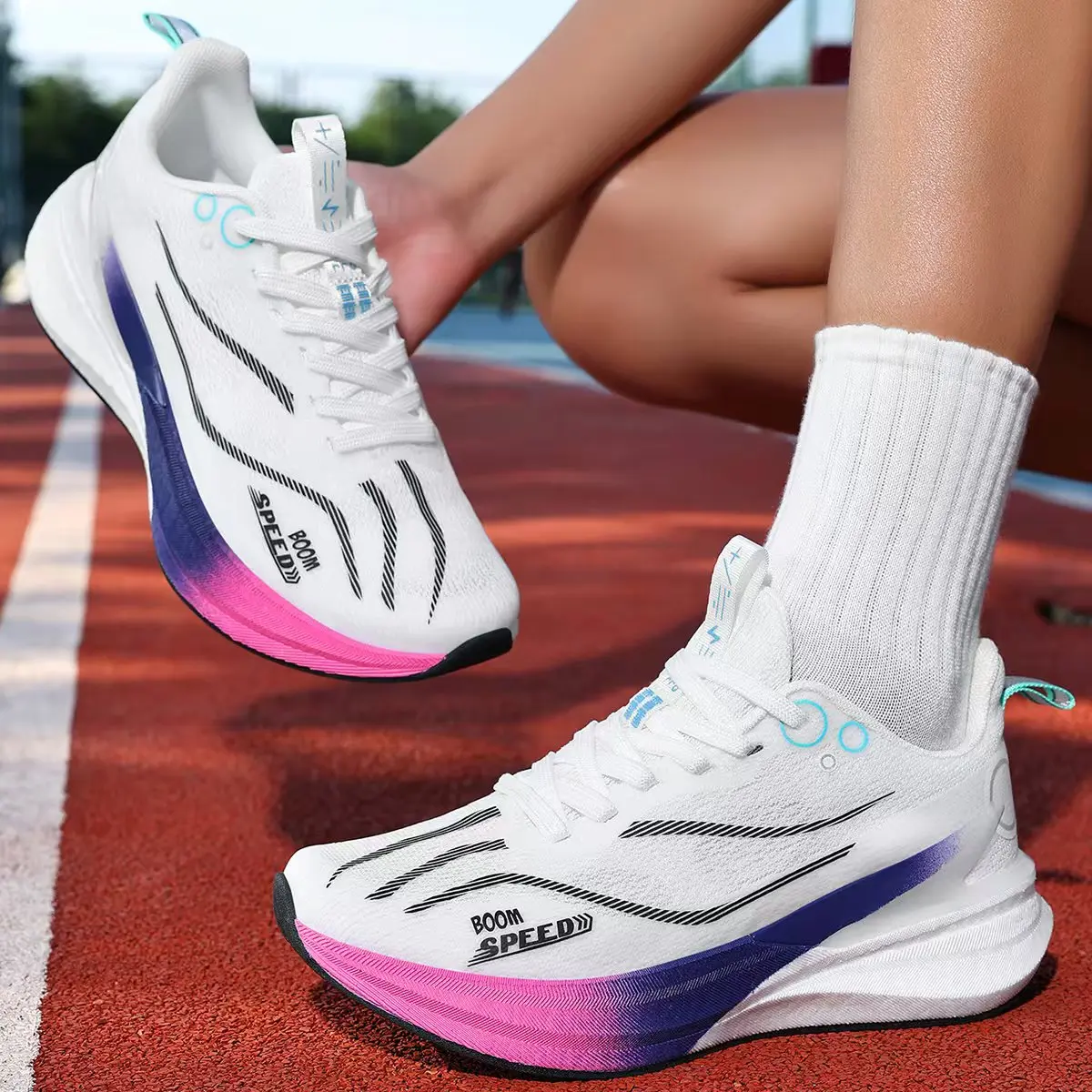 2026 Hot-Selling Men's Running Shoes, Youth Sports Shoes, Carbon Plate Technology Running Shoes, Ultra-Light Cushioning Rebound Running Shoes, Unisex Casual Shoes, Non-Slip Training Shoes, Trendy