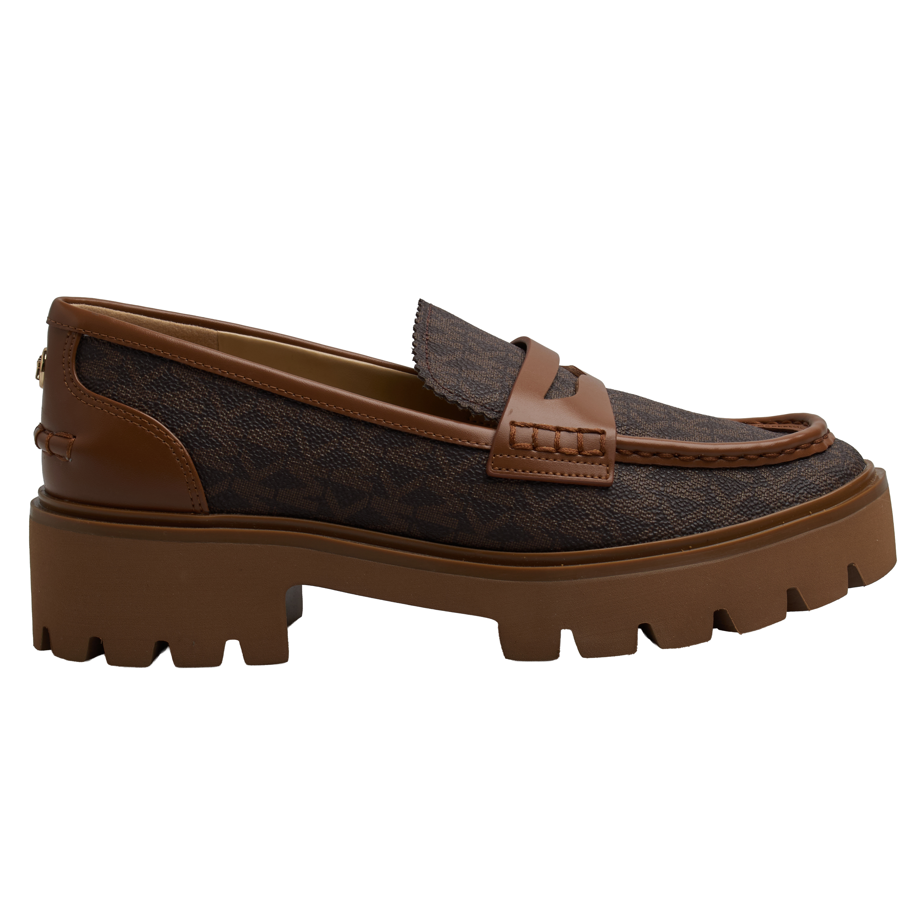 Michael Kors Holland Slipper, Modell 49F4HLFP1B - Braun