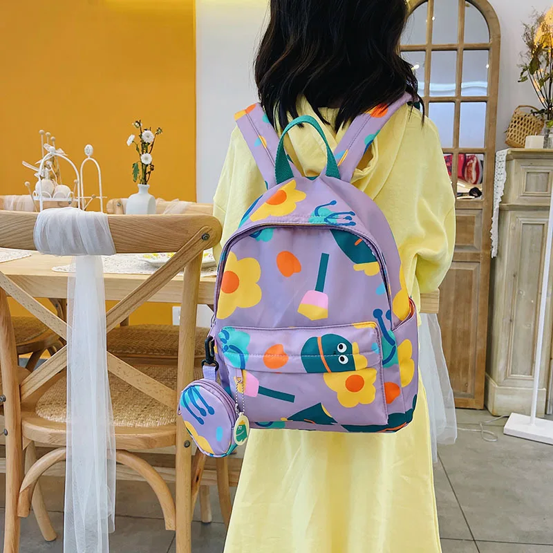 Sac à dos d'école pour filles, sac d'école pour enfants, sac de voyage léger pour filles, sac à dos primaire de maternelle