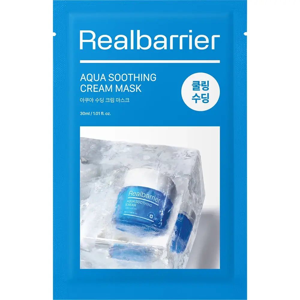 REAL BARRIER Aqua Soothing Moisturesmaske 30 ml Maschera viso