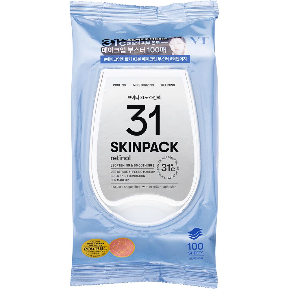 Pacchetto maschere in tessuto Skin Pack Retinolo VT 100 pz Maschera vi