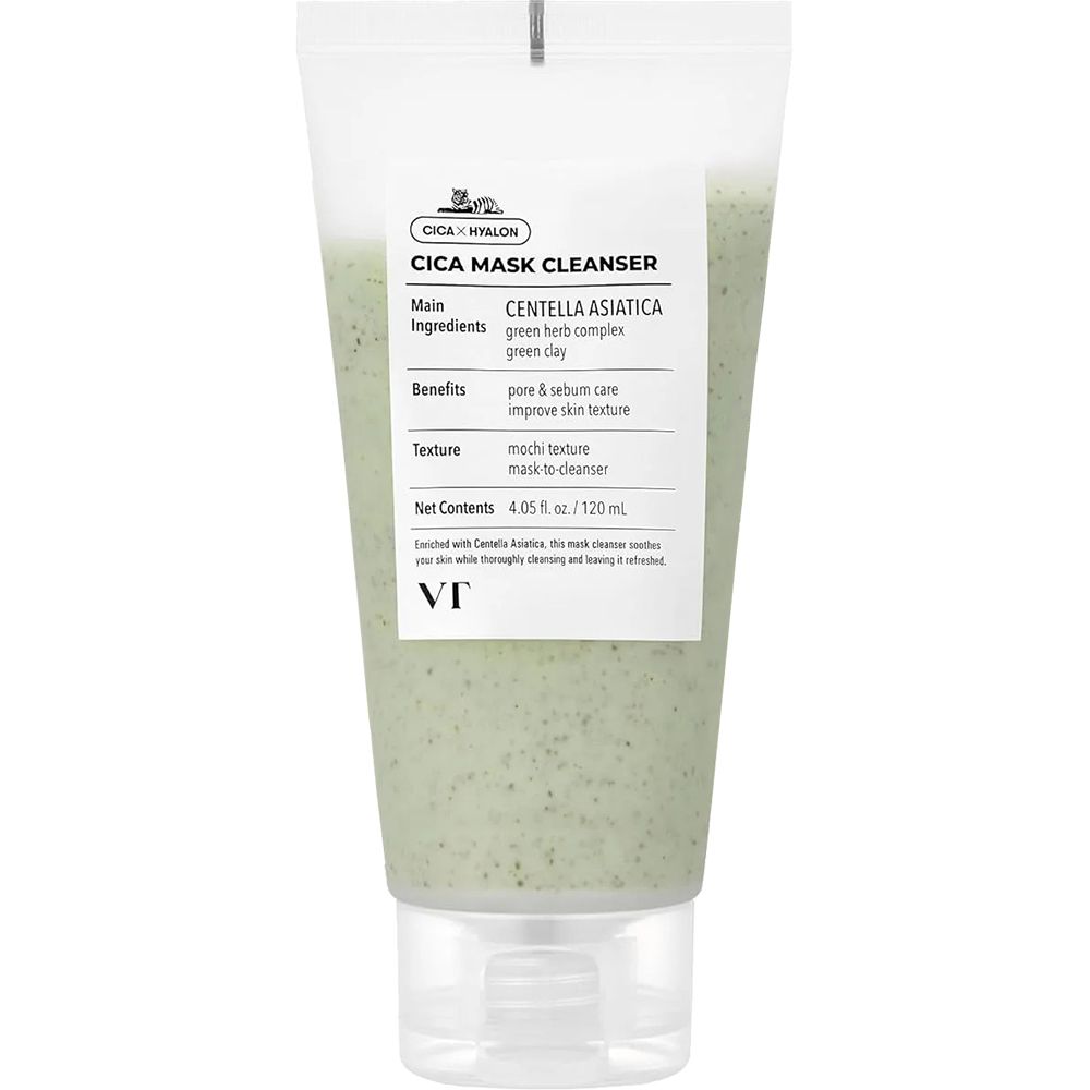 VT COSMETICS Cica Mask Cleanser 2 in 1 120 pz Gel detergente