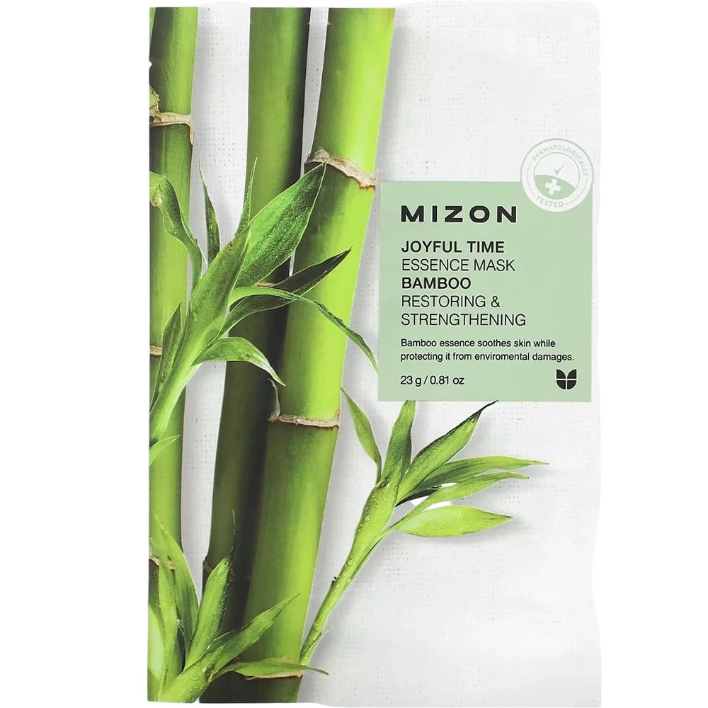 Maschera in tessuto MIZON Joyful Time Essence Maske Bambus 23 ml viso