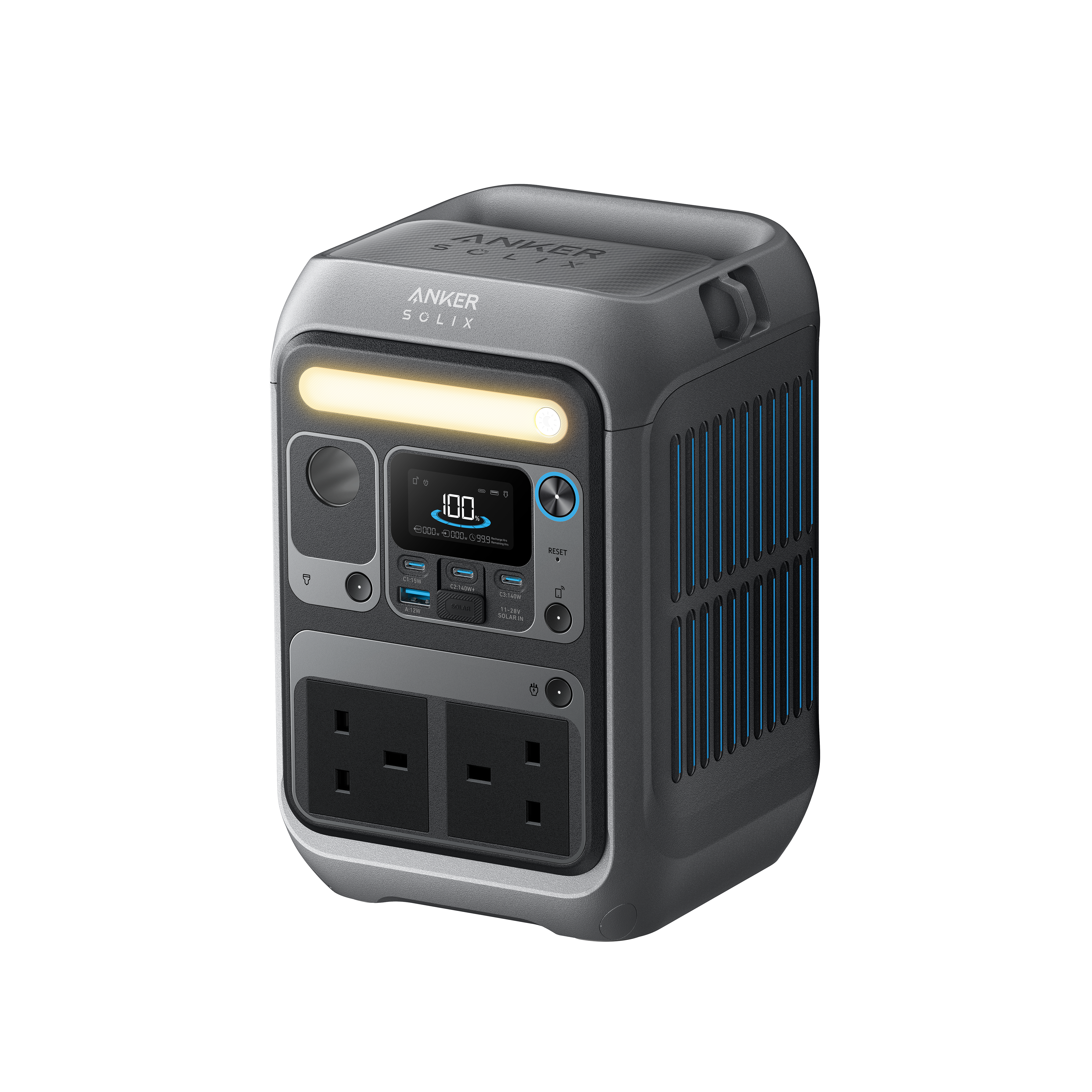 Anker SOLIX C300 Portable Power Station - 288Wh | 300W (refurbished)(50% new)