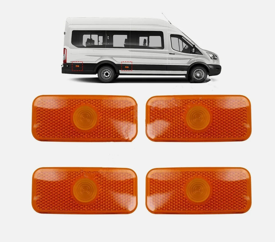 Lampe de position latérale de voiture, 4 pièces, neuve et durable, pour Ford Transit Mk6 Mk7 2000-2013 OEM1671689, accessoires de voiture