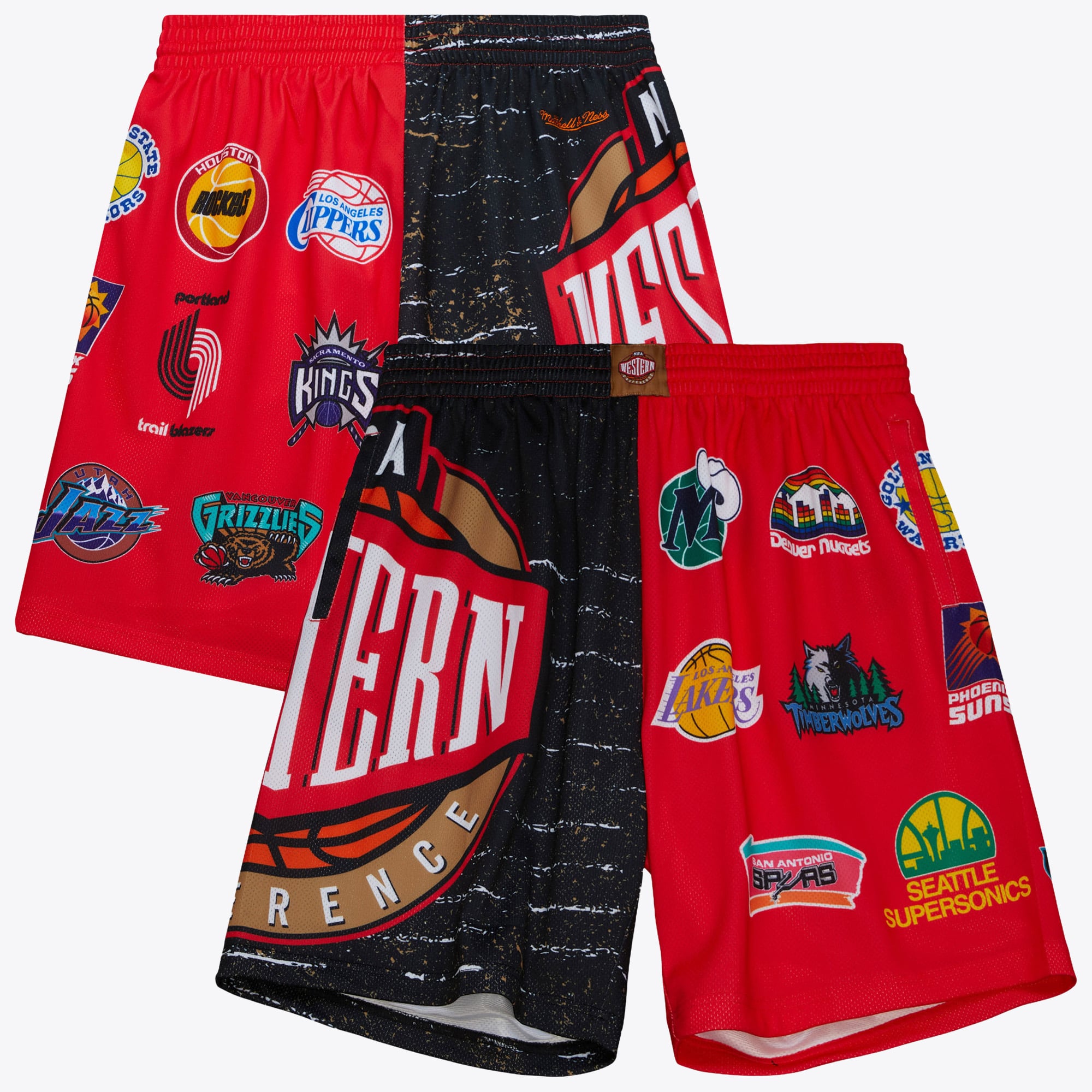 Short NBA Mitchell & Ness Jumbotron 3.0 All-Star - Multicolore/Blanc - Homme - Homme Taille: L