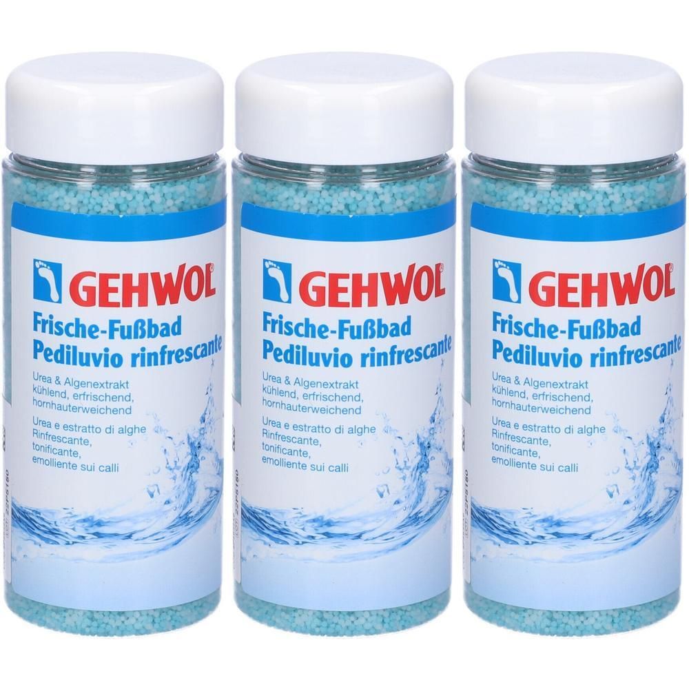 Gehwol Pediluvio Rinfrescante 3x330 g