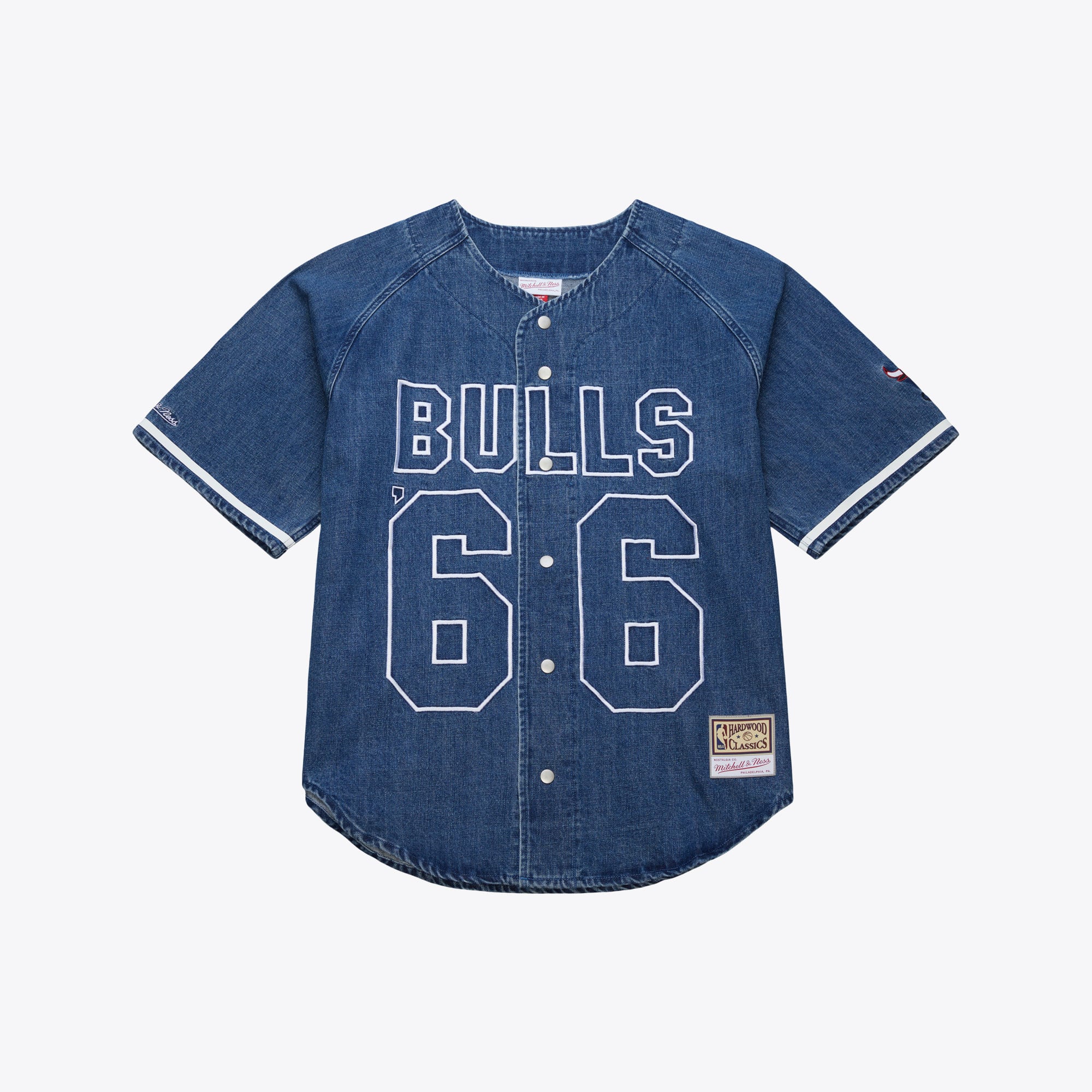 Chicago Bulls Mitchell & Ness Summer Breeze Baseballtrikot – Blau - Fanatics DE