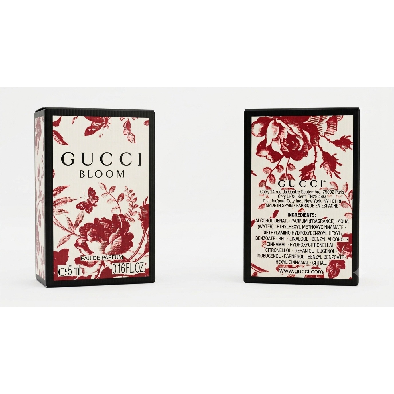 Gucci Other | Gucci Bloom Eau De Parfum Edp 5ml 0.16oz Miniature Perfume With Box Authentic | Color: Cream/Red | Size: Os