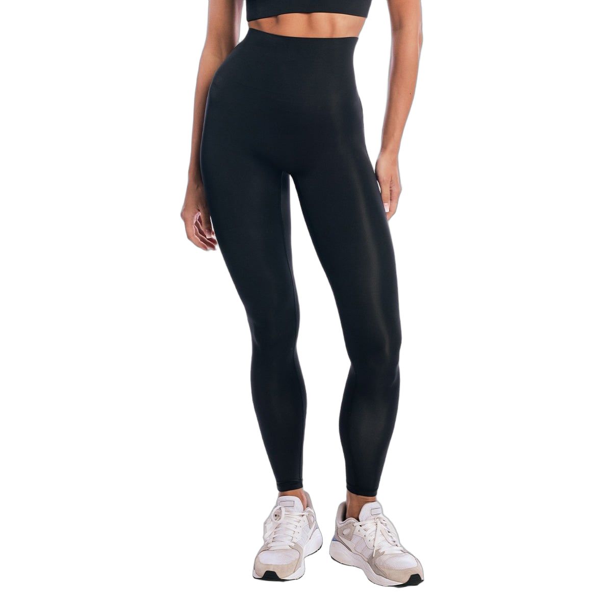 Leggings donna Aura neri a vita alta senza tasche 1 St