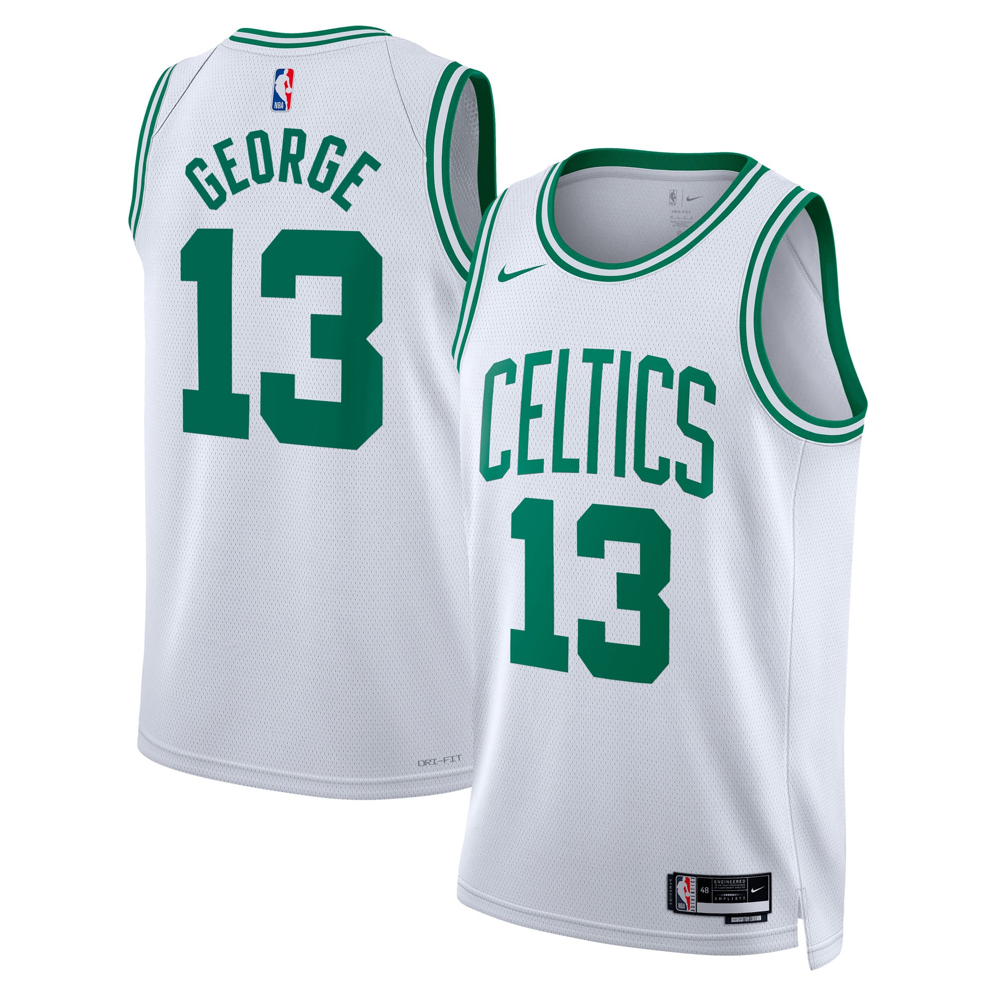 Maillot Swingman Nike Association Edition des Boston Celtics - Blanc - Paul George - Unisexe - Homme Taille: 2XL