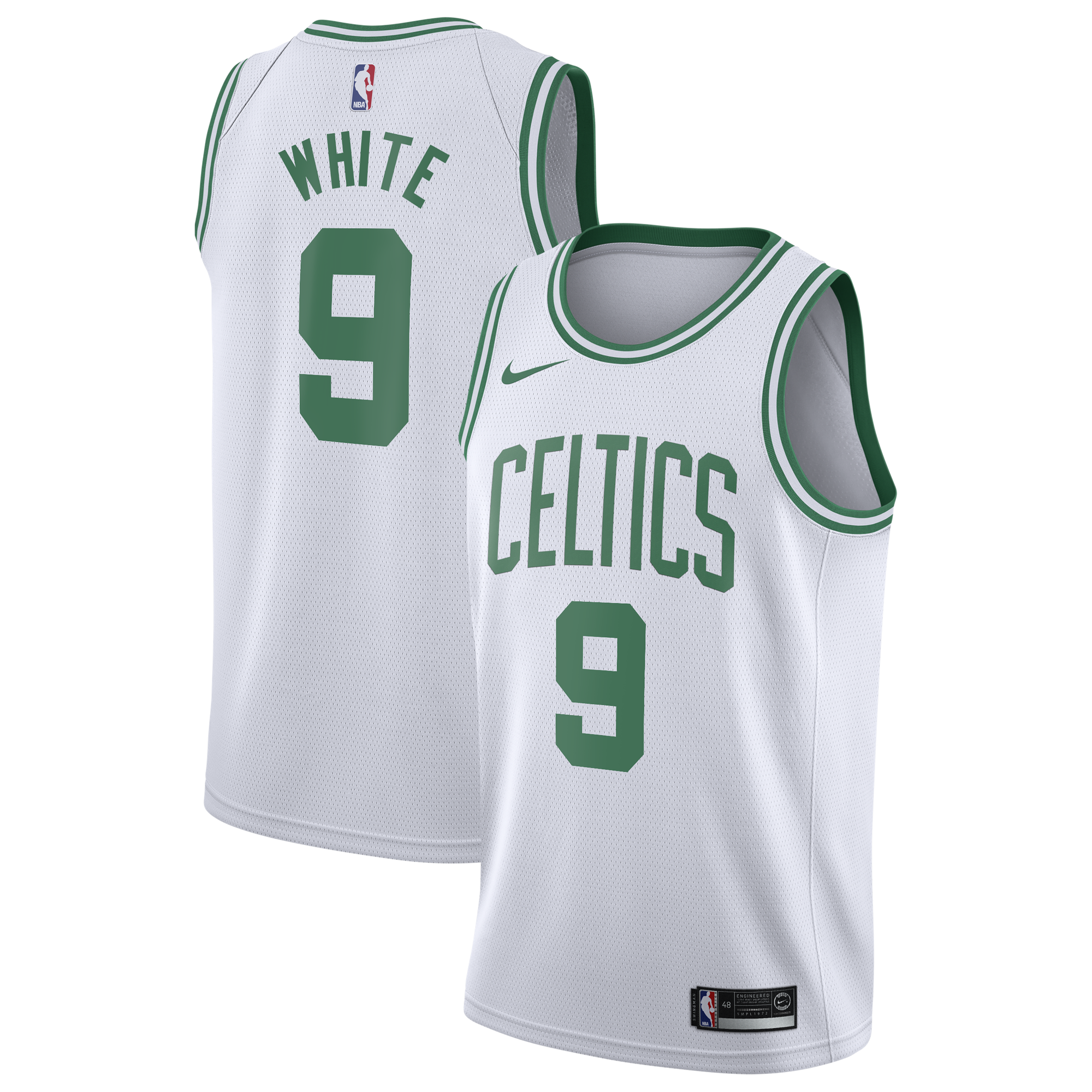 Maillot Swingman Nike Association Edition des Boston Celtics - Blanc - Derrick White - Jeune - unisexe Taille: L (14/16)