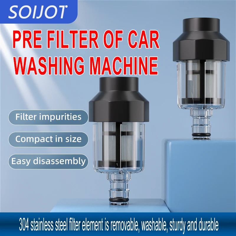 Tragbare Hochdruck Auto Waschmaschine Einlass Filter Stecker Schnittstelle Waschmaschine Stecker Punkte Nippel Auto 6X7L6
