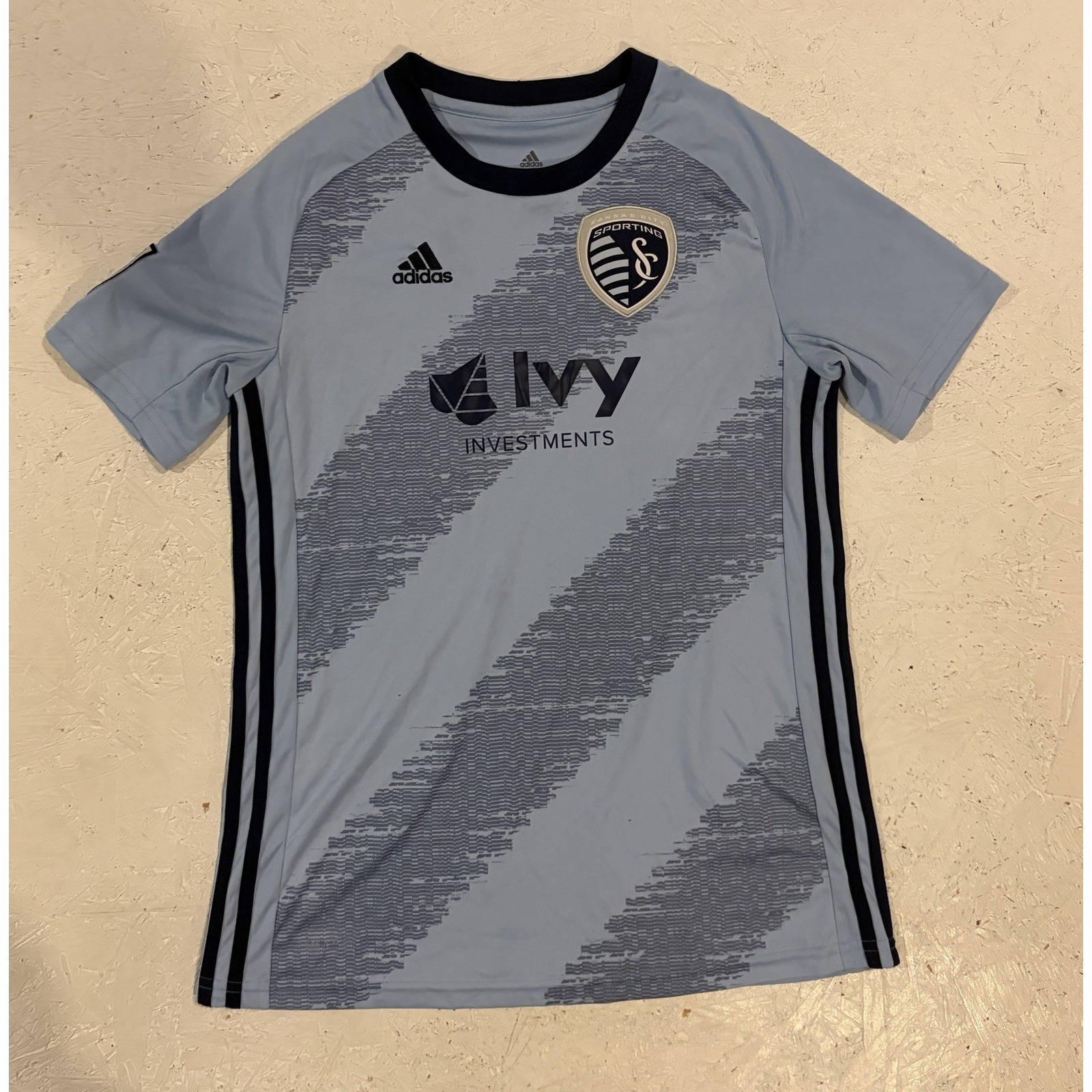 Adidas Tops | Adidas Mls Sporting Kansas City Home Women Soccer Jersey Size M Dp4829 | Color: Blue | Size: M