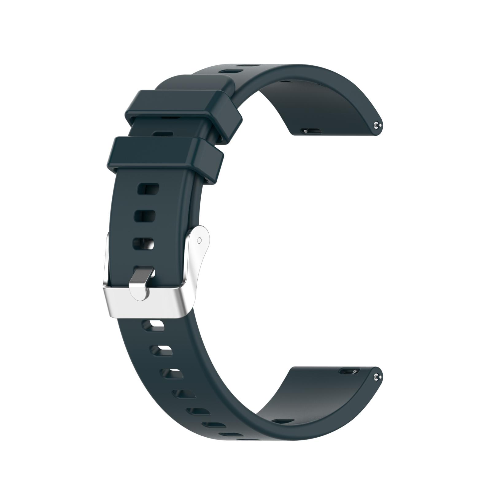 Huawei Honor Watch ES Band Soft Silicone Watch Band Adjustable Replacement Strap dark Green