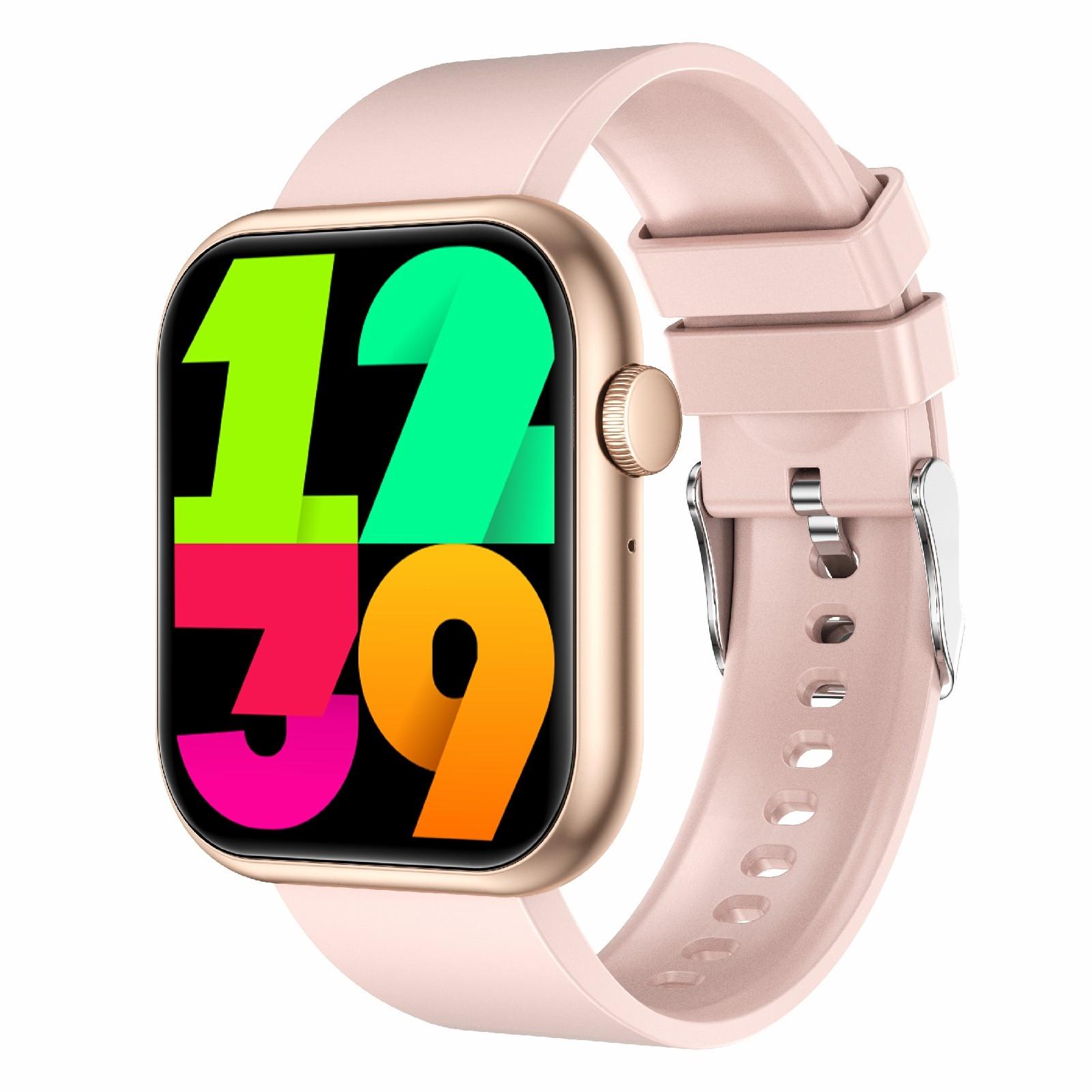 QX7 Pro Smart Watch With Bluetooth Calling Health Fitness Tracker IP67 Waterproof pink