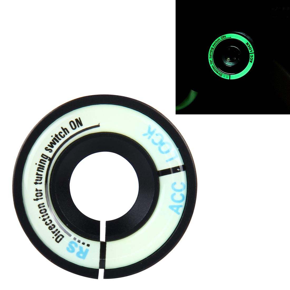 Car Ignition Ring Aluminum Engine Start Button Trim For Audi And Volkswagen Night Luminous Decor black