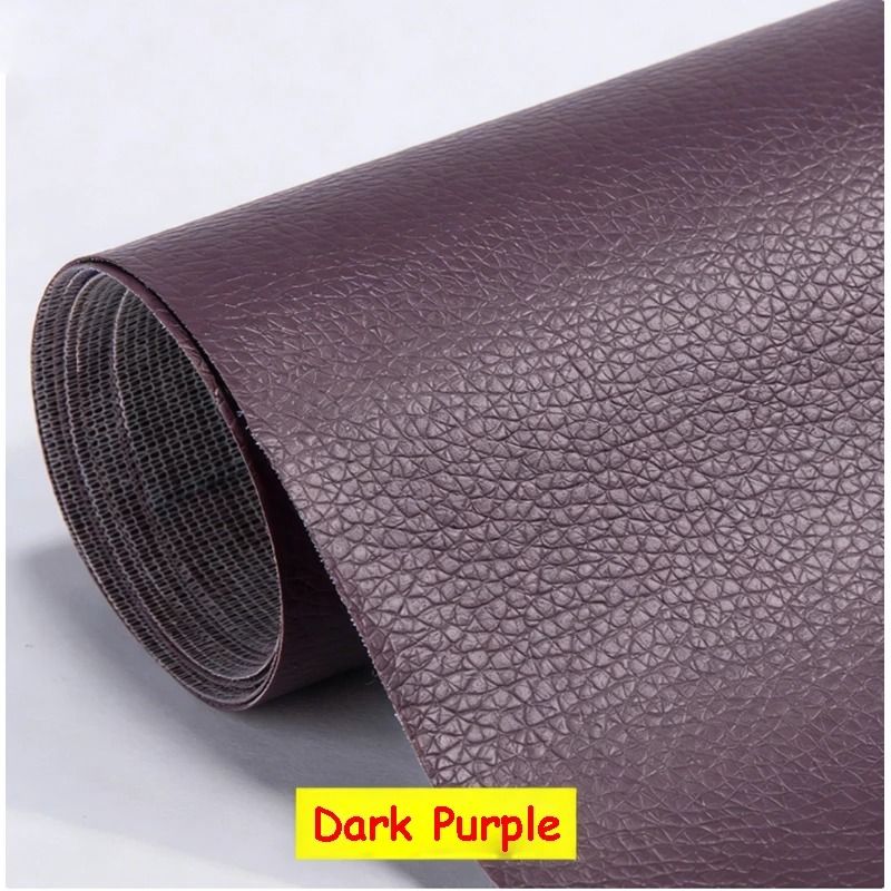 Premium Self Adhesive PU Leather Repair Roll dark Purple 1.6 X 6.6 Ft