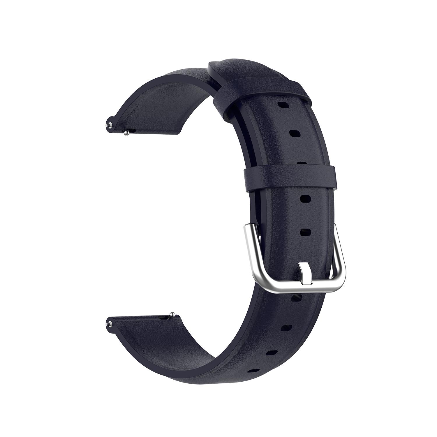 Huawei Watch 3 Leather Band 22mm Genuine Leather Replacement Watch Strap For Watch 3 Pro GT2 Pro navy Nlue