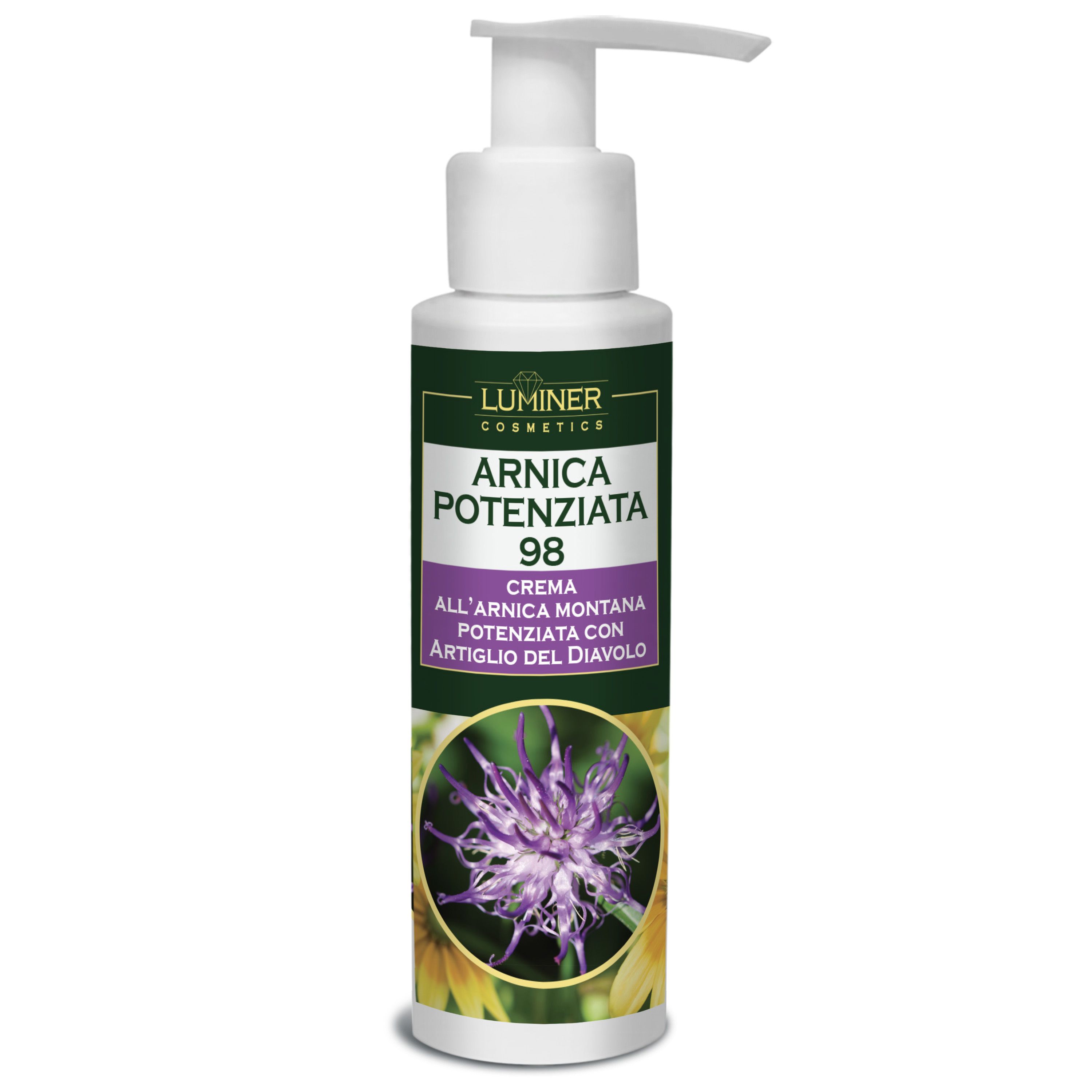 LUMINER - Arnica per Cavalli Uso Umano 100ml Potenziata con Artiglio d