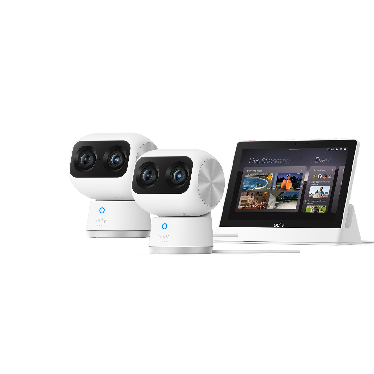 eufy Innenkamera S350 (2er-Set) mit Smart Display E10 Image