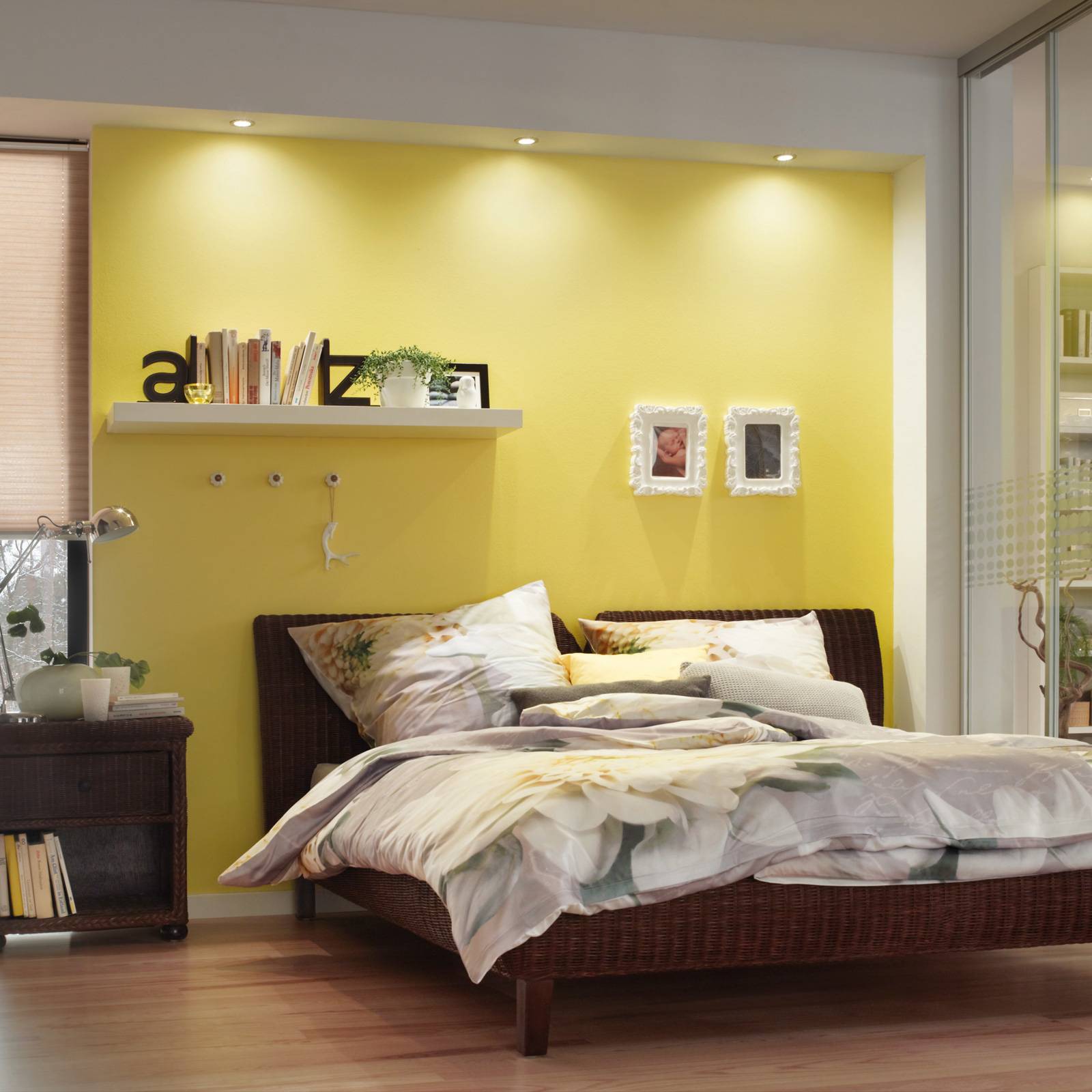 Hera Lampada LED per mobili FR 55, grigio, plastica, set da 3 dimmerabile, Alluminio / Grigio / Zincato, Soggiorno / Sala da pranzo, Plastica, Moderno