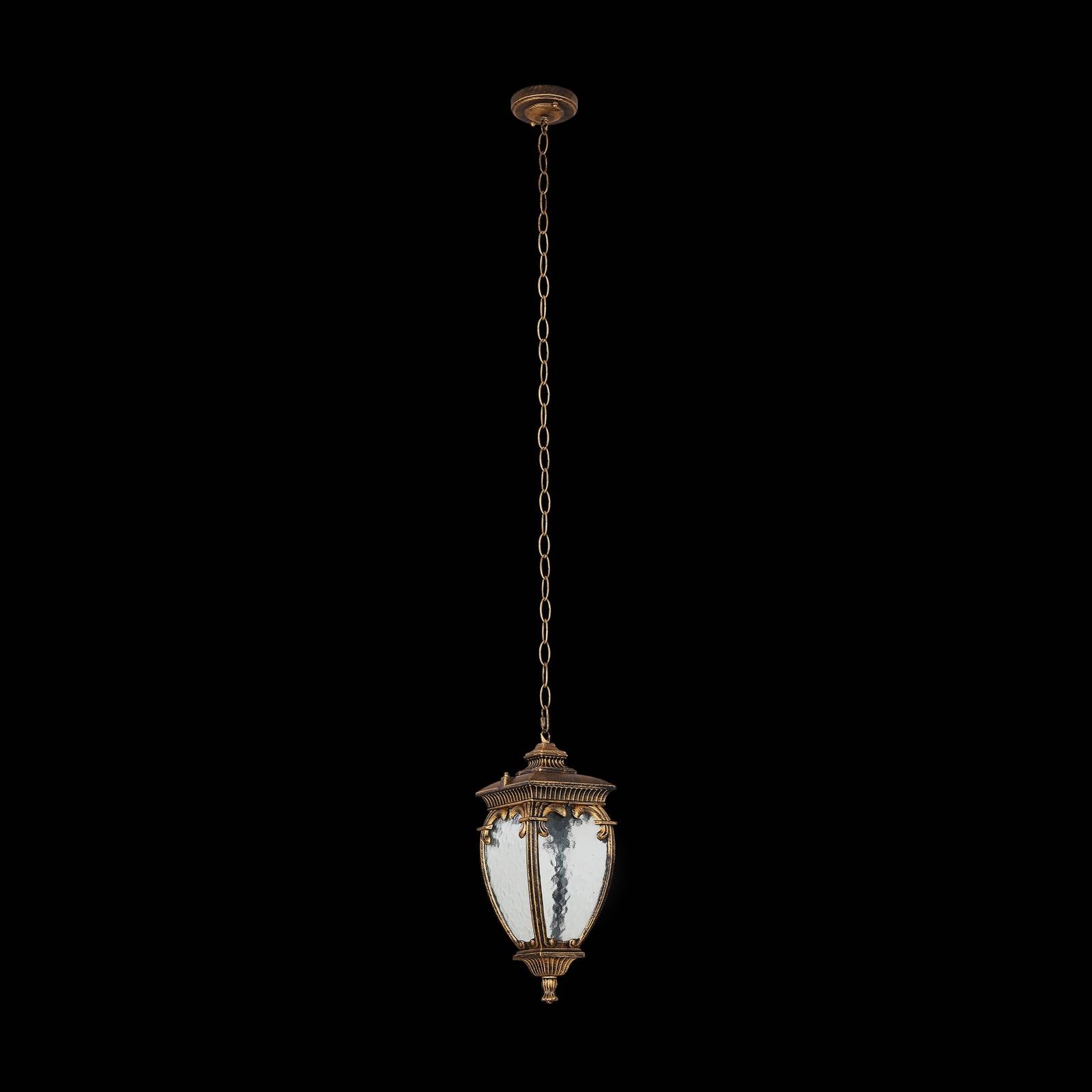 Maytoni Fleur lampada sospensione da esterni, oro Fleur, dimmerabile, Ottone / Oro, Alluminio, Antico