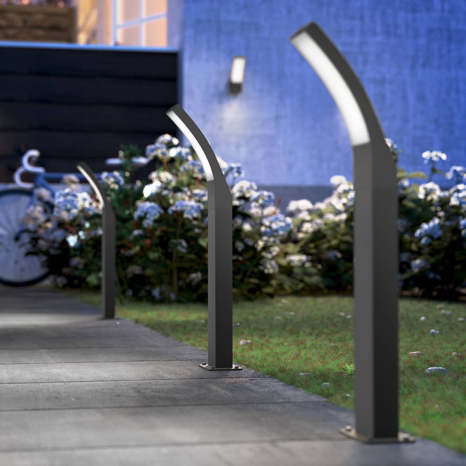Philips Lampioncino da giardino Splay, Alluminio, Lampada LED da esterni