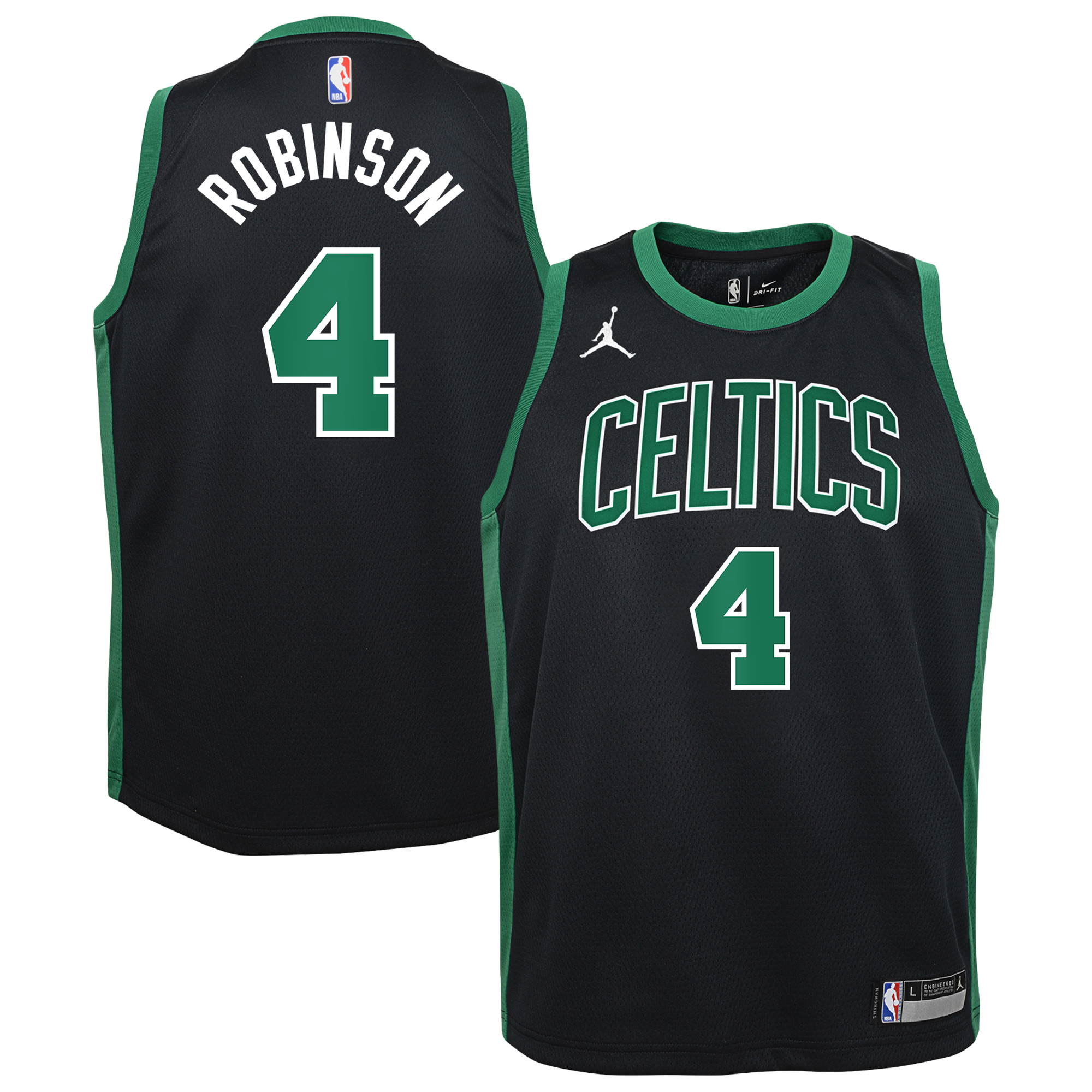 Maillot Swingman Jordan Brand Statement Edition Boston Celtics - Noir - Mitchell Robinson - Jeune - unisexe Taille: L (14/16)
