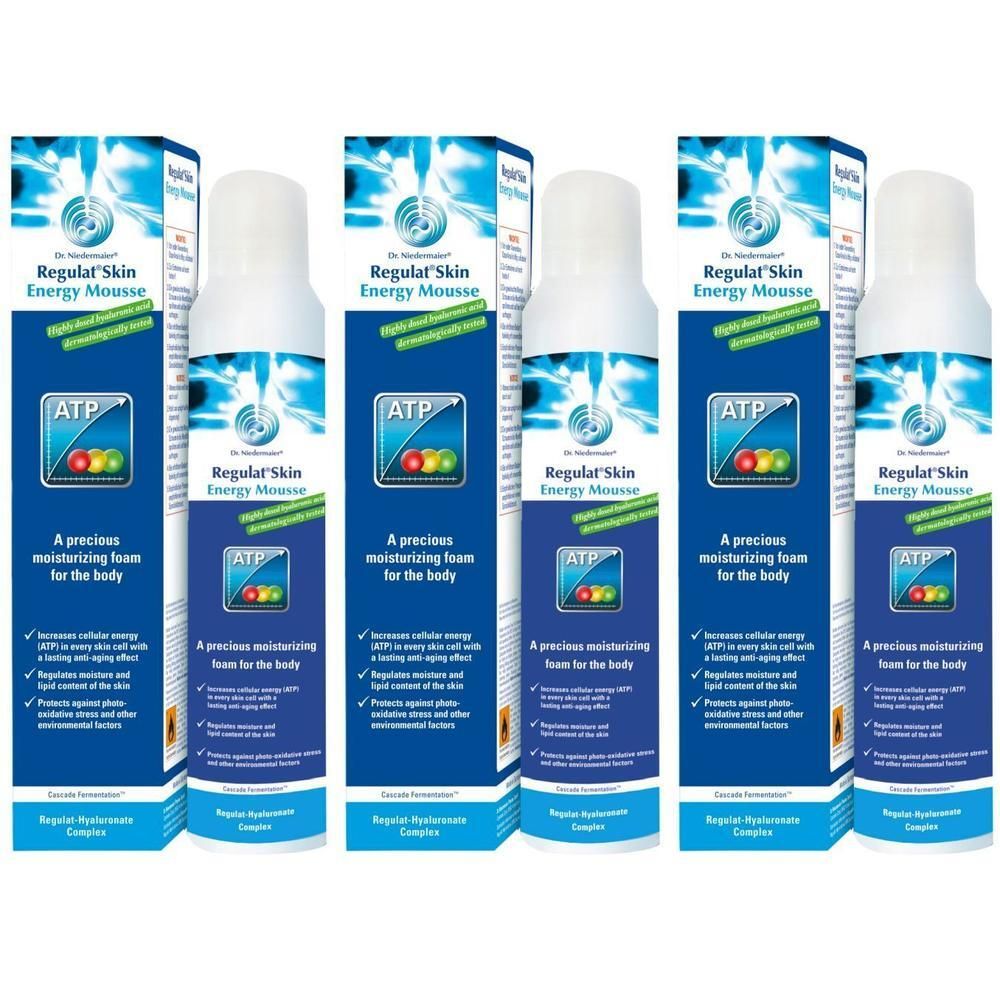 Regulat Dr Niedermaier Skin Energy Mousse 200 Ml 3x200 ml Soluzione