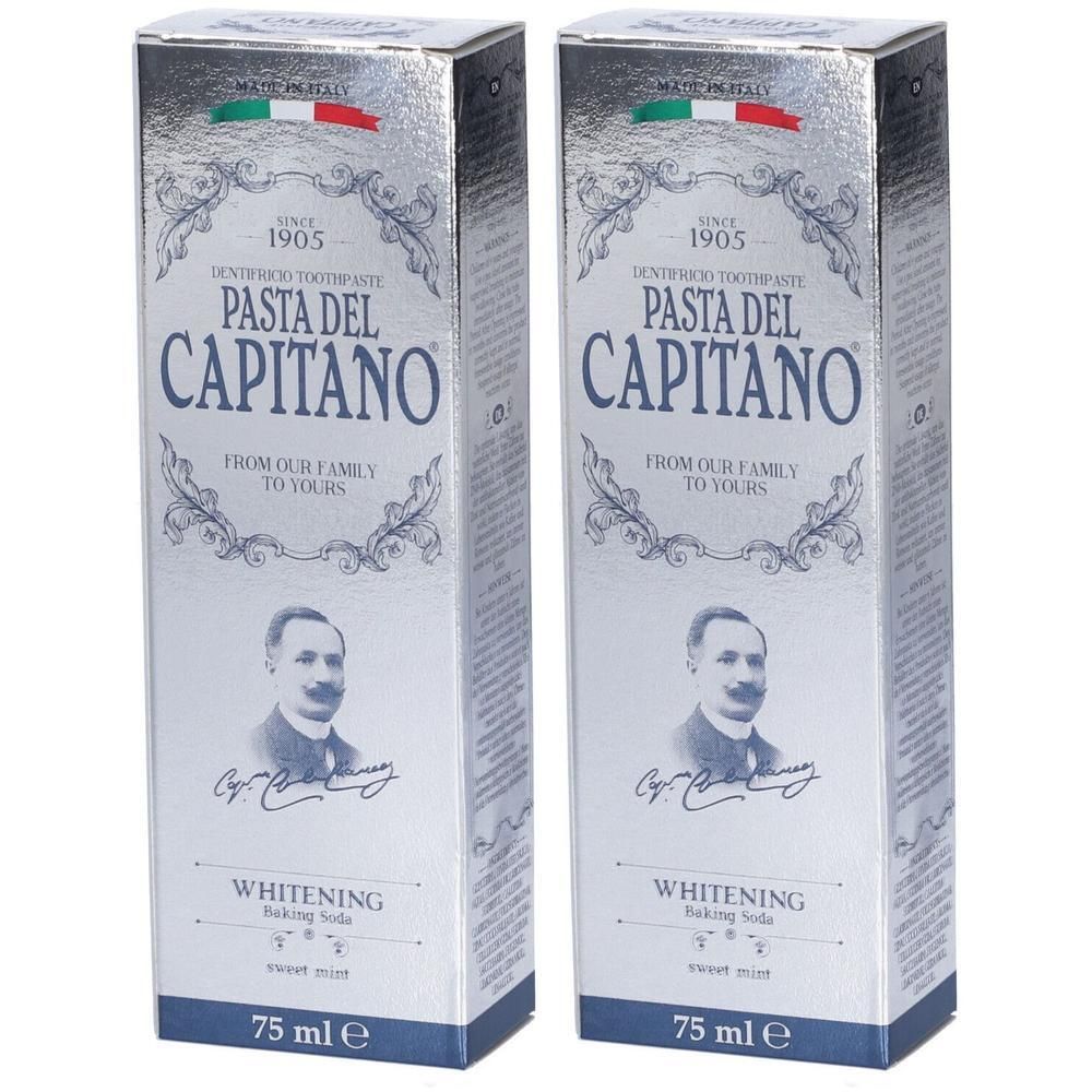 Pasta del Capitano 1905 Dentifricio Sbiancante 2x75 ml