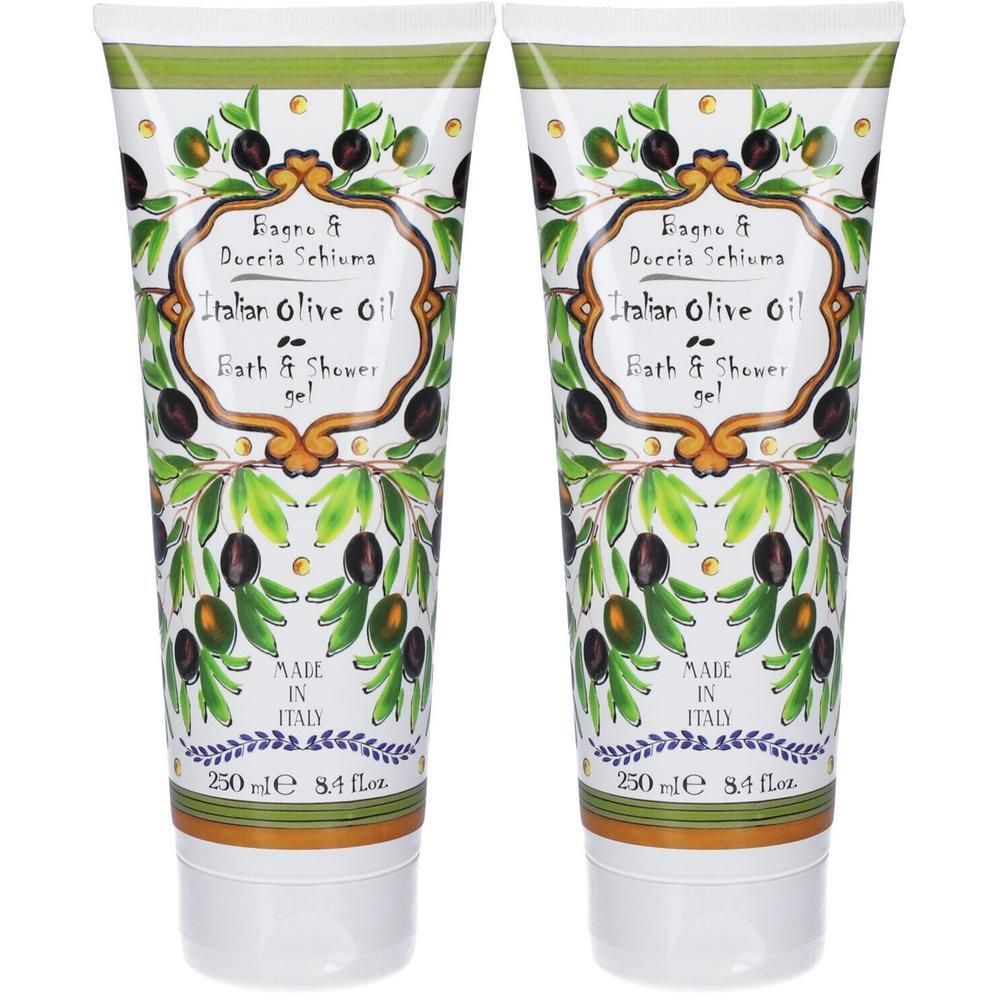 Le Maioliche Docciaschiuma in Tubo Linea Olio D'Oliva 2x250 ml