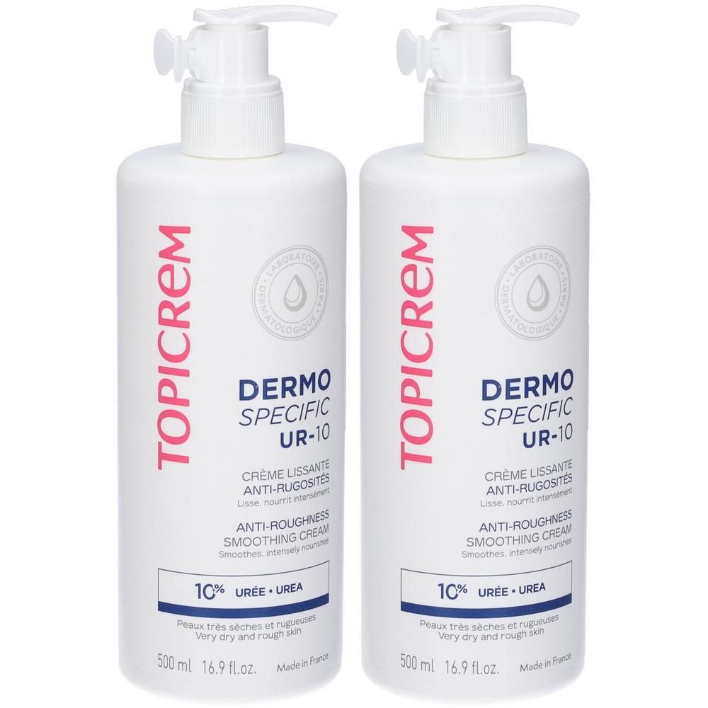 Topicrem UR-10 Crema Levigante Anti-Rugosità 2x500 ml