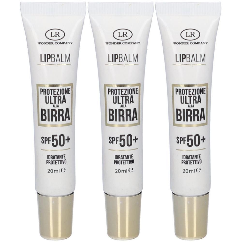 Wonder Lip Balm Protezione Labbra Alla Birra SPF50+ 3x20 ml