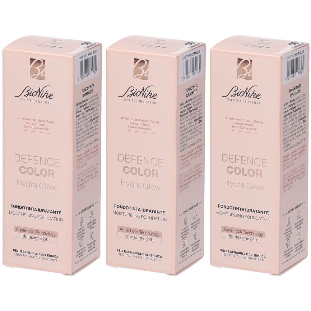 Bionike Defence Color Hydra Glow Fondotinta Idratante 06 Cinnamon 3x30