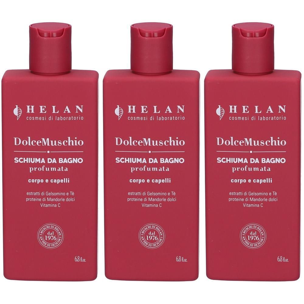 I Muschi Di Helan Dolcemuschio Schiuma Da Bagno Profumata 3x200 ml