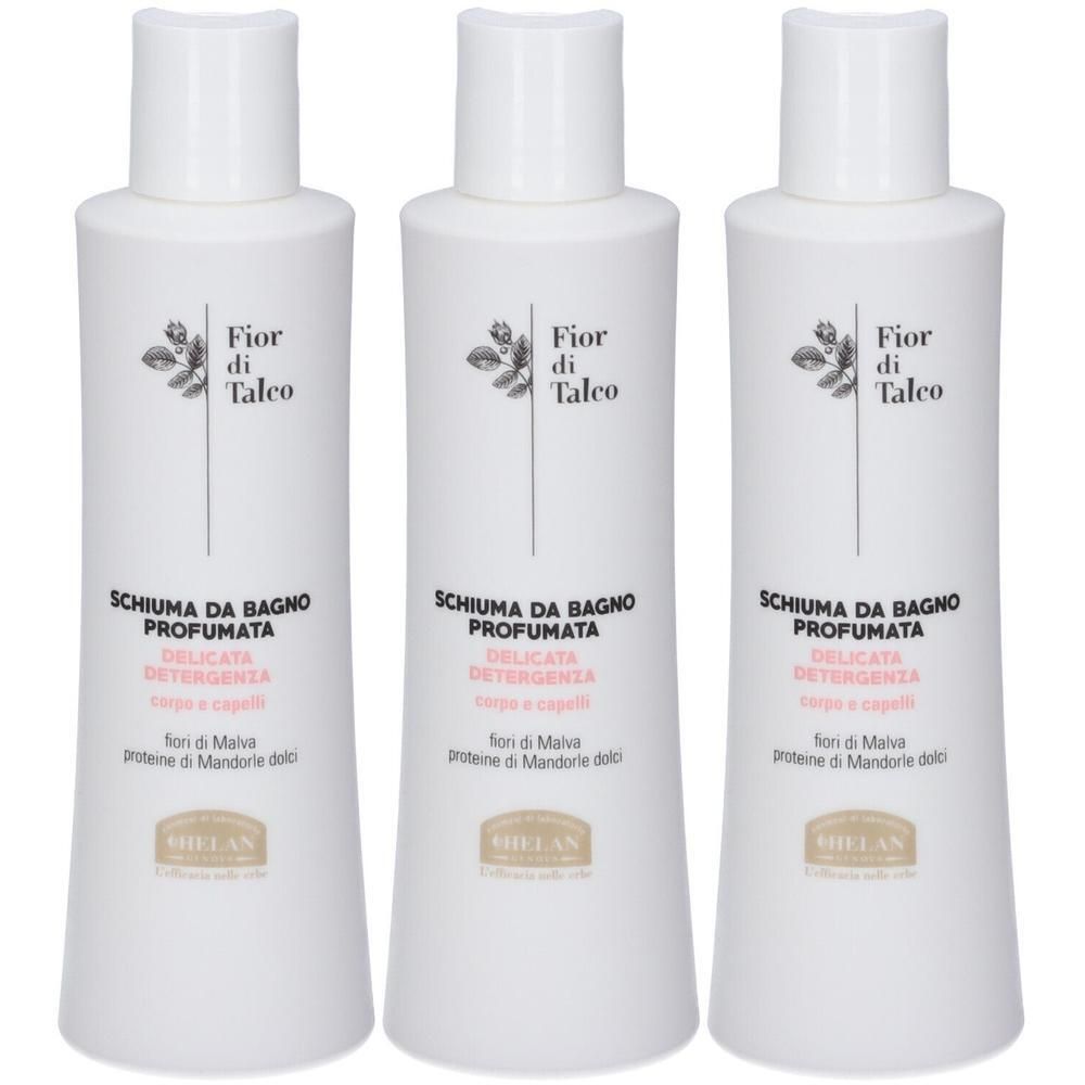 Helan Fior Di Talco Schiuma Da Bagno Profumata Delicata 3x200 ml