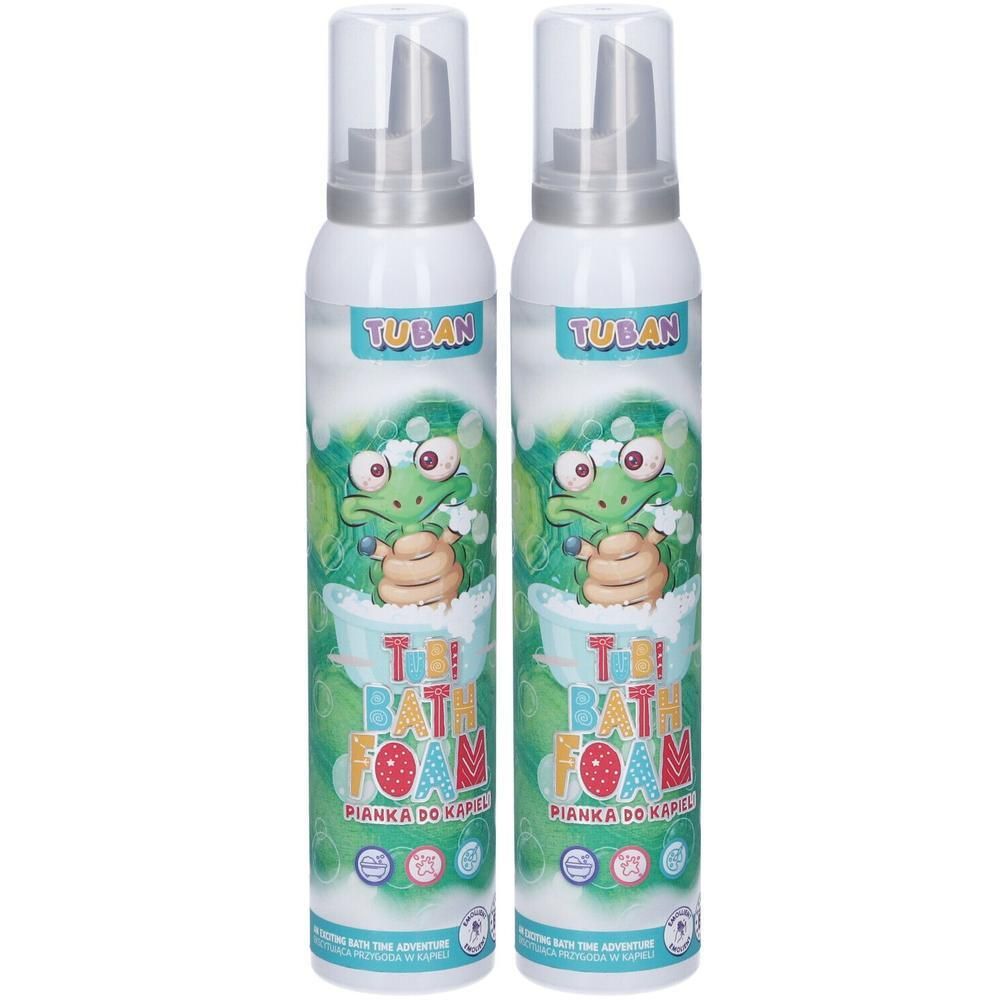 Tuban Tobi Bath Foam Verde Schiuma da Bagno Corpo e Capelli 2x1 St