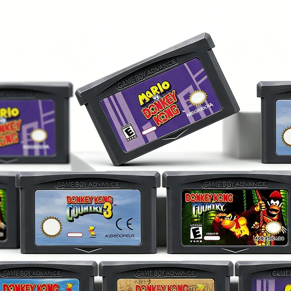 Cartouche de jeu vidéo Donkey Kong GBA 32 bits, carte de console de jeu vidéo, série Donkey Kong Vs. Donkey Kong Country pour GBA/SP/DS